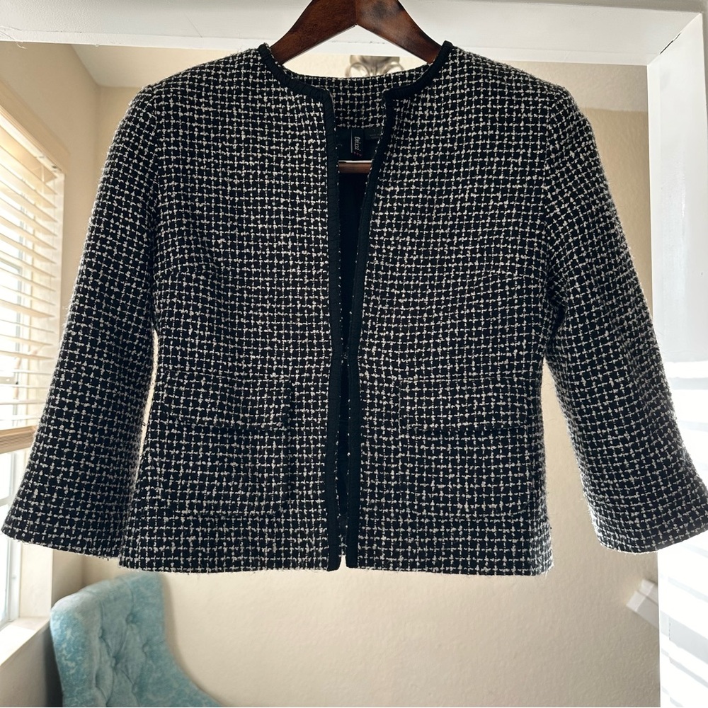 Vintage 90s Tweed Blazer Jacket